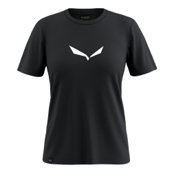 Tri�ko SALEWA Solid Dry W T-shirt 0910 black