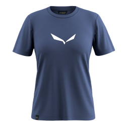 Triko SALEWA Solid Dry W T-Shirt dark denim