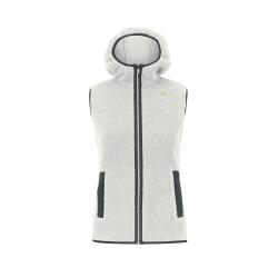 Vesta KARPOS Moiazza Retro Hoodie W vaporous gray/woodl.gray