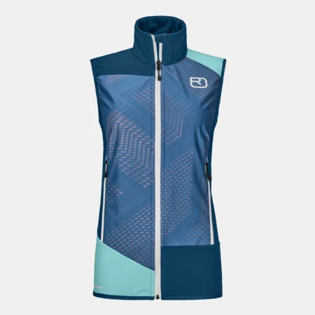 Vesta ORTOVOX Ws Col Becchei vest petrol blue