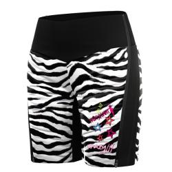 Nohavice CRAZY IDEA Short Lynx woman zebra