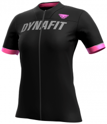 Tri�ko DYNAFIT Ride W S/S FZ Tee black out