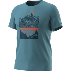 Tricko DYNAFIT Artist Co t-shirt M storm blue