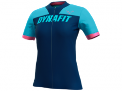 Triko DYNAFIT Ride W S/S FZ Tee silvretta