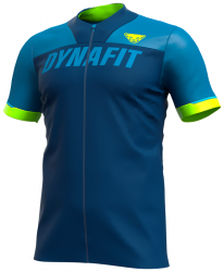 Triko DYNAFIT Ride M S/S FZ Tee mykonos blue