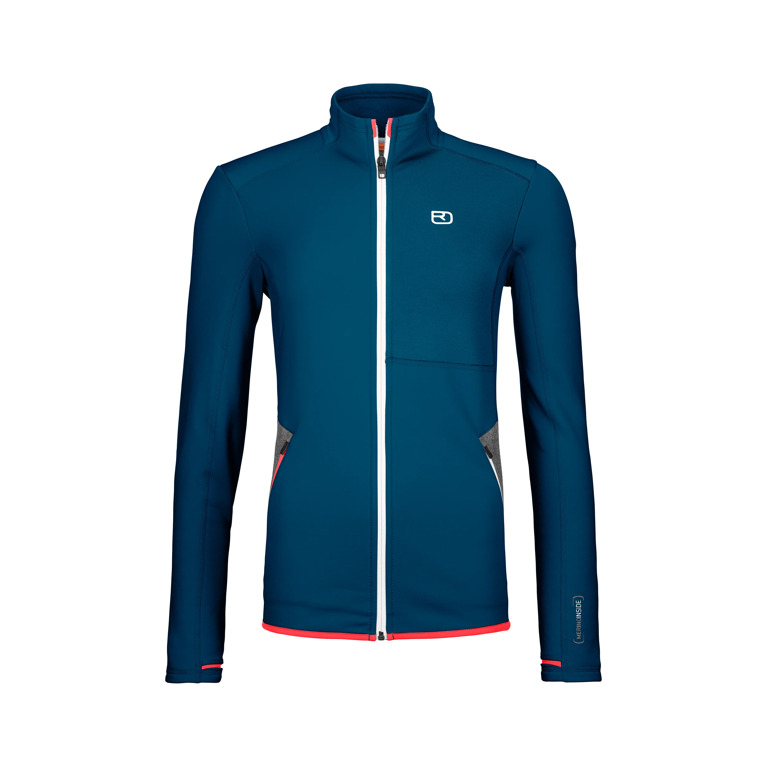 Mikina ORTOVOX W´s Fleece jacket petrol blue