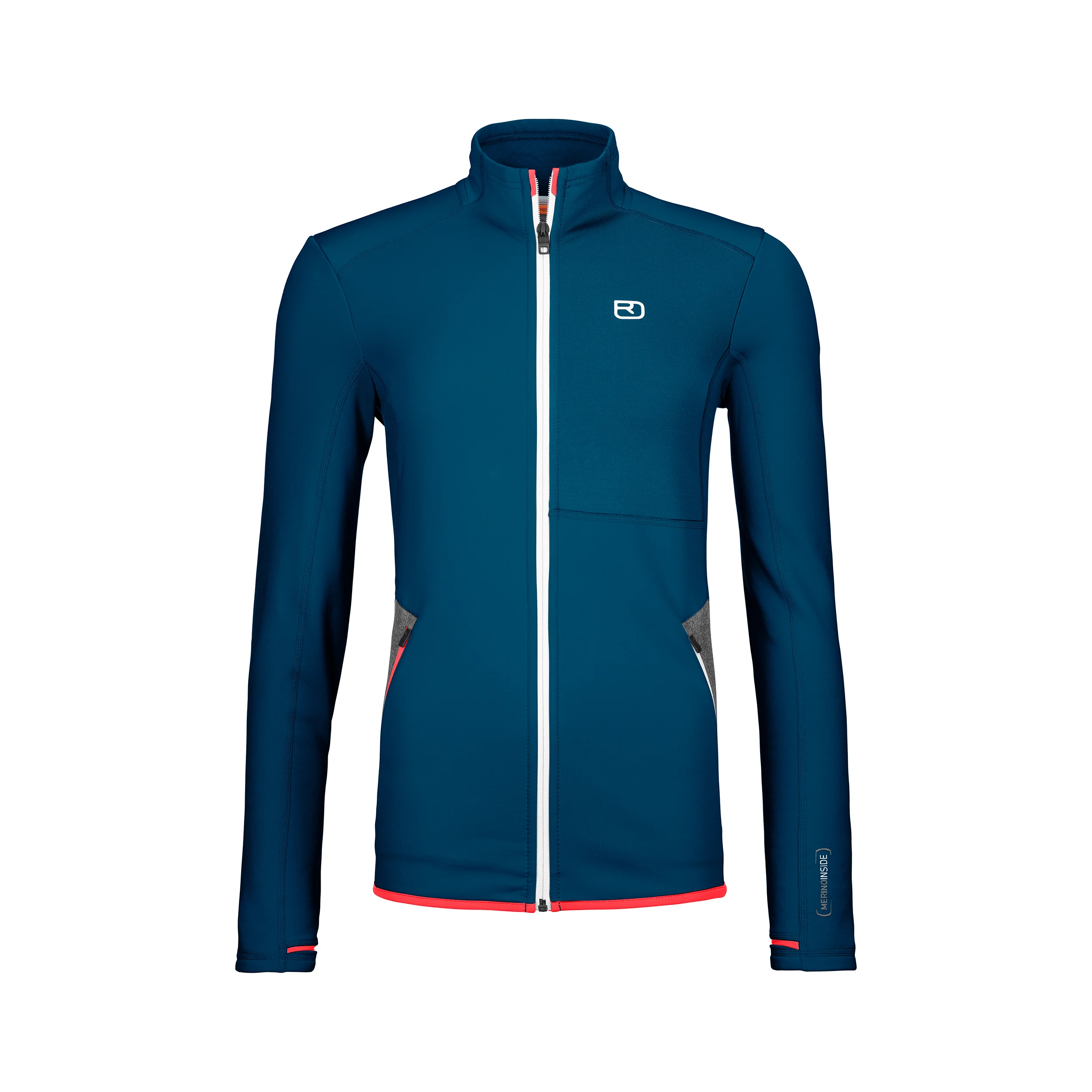 Mikina ORTOVOX Ws Fleece jacket petrol blue