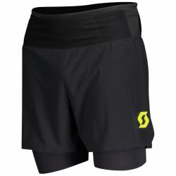 Nohavice SCOTT Hybrid shorts RC Run black/yellow