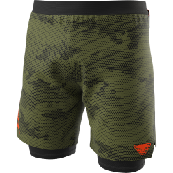 Nohavice DYNAFIT Trail graphic 2/1 shorts M exagon camo